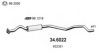 OPEL 90108873 Middle Silencer